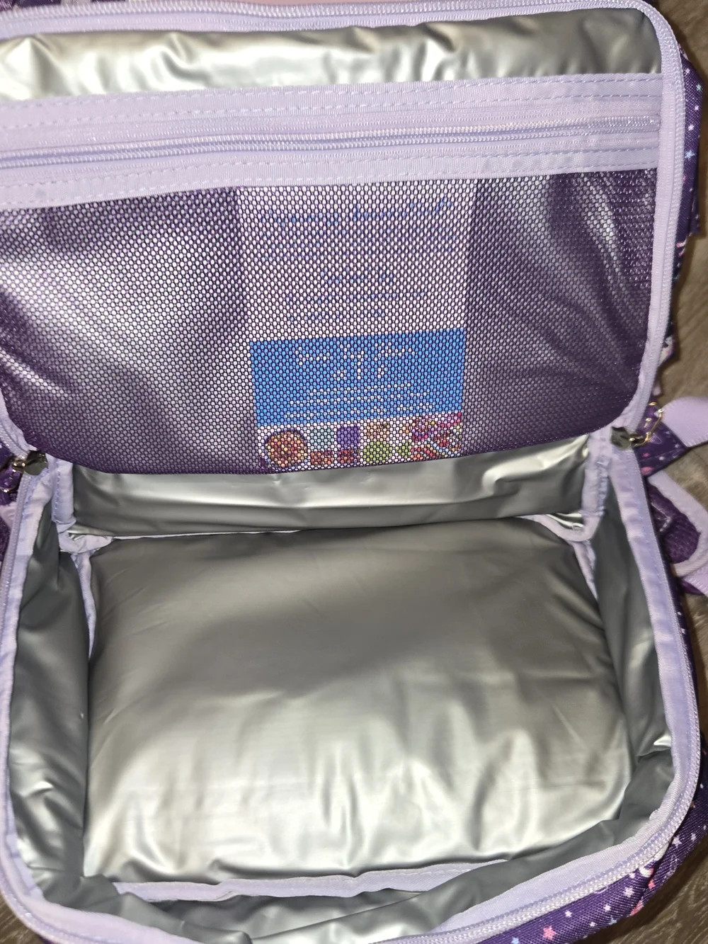 Bentgo Kids Purple Unicorn Backpack with Built-In Lunch Bag